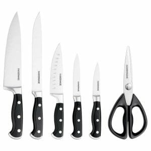 Farberware 7-piece Self Sharpening Japanese Stainless Steel Knife Block Set Review