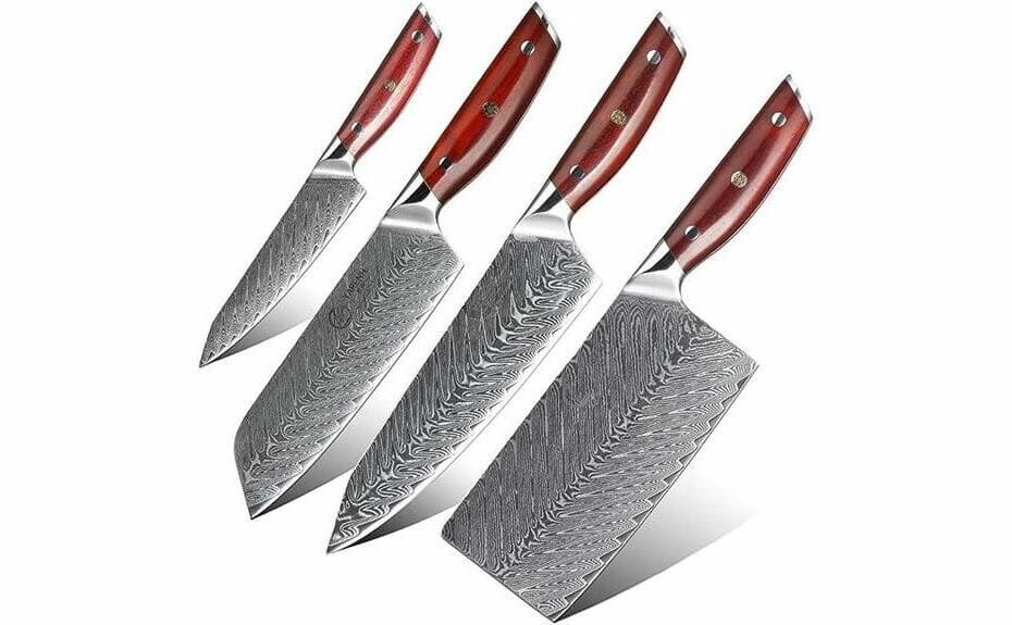 high quality chinese cleaver set